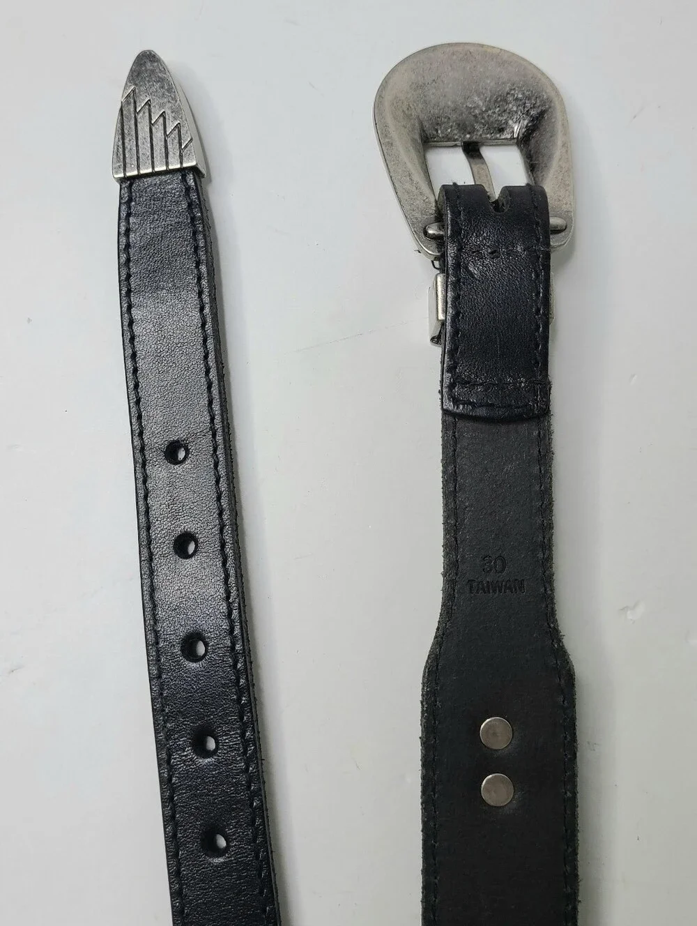 Wilsons American Bridle Animal Concho Genuine Leather Vintage Belt